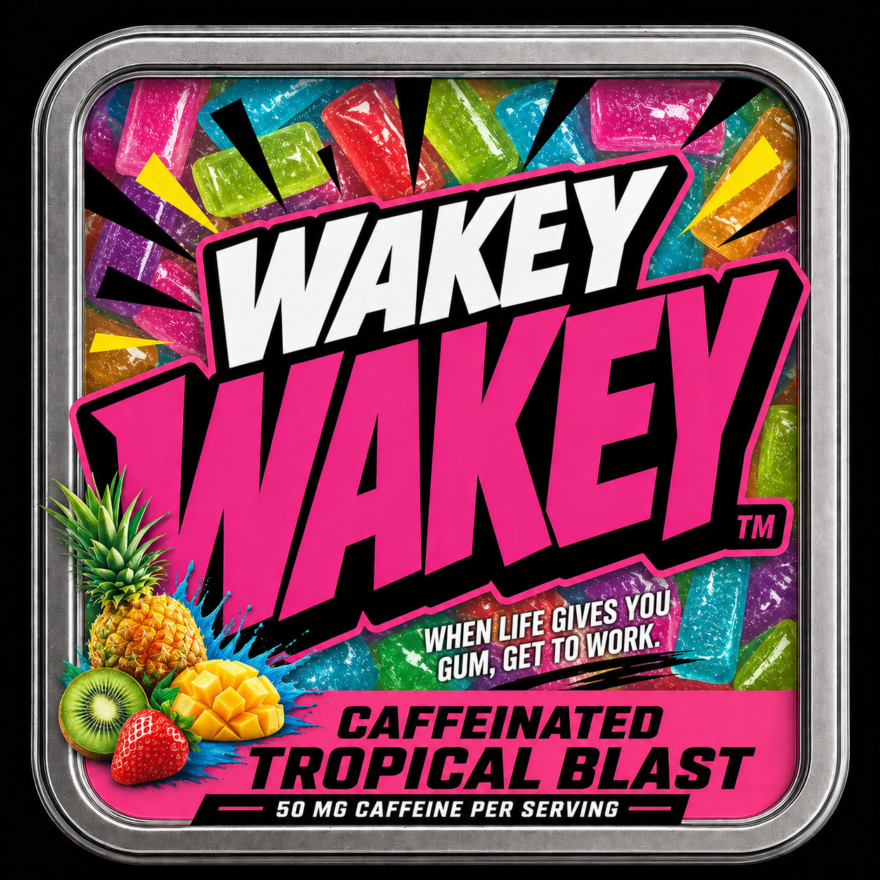 Wakey Wakey Tropical Blast tin
